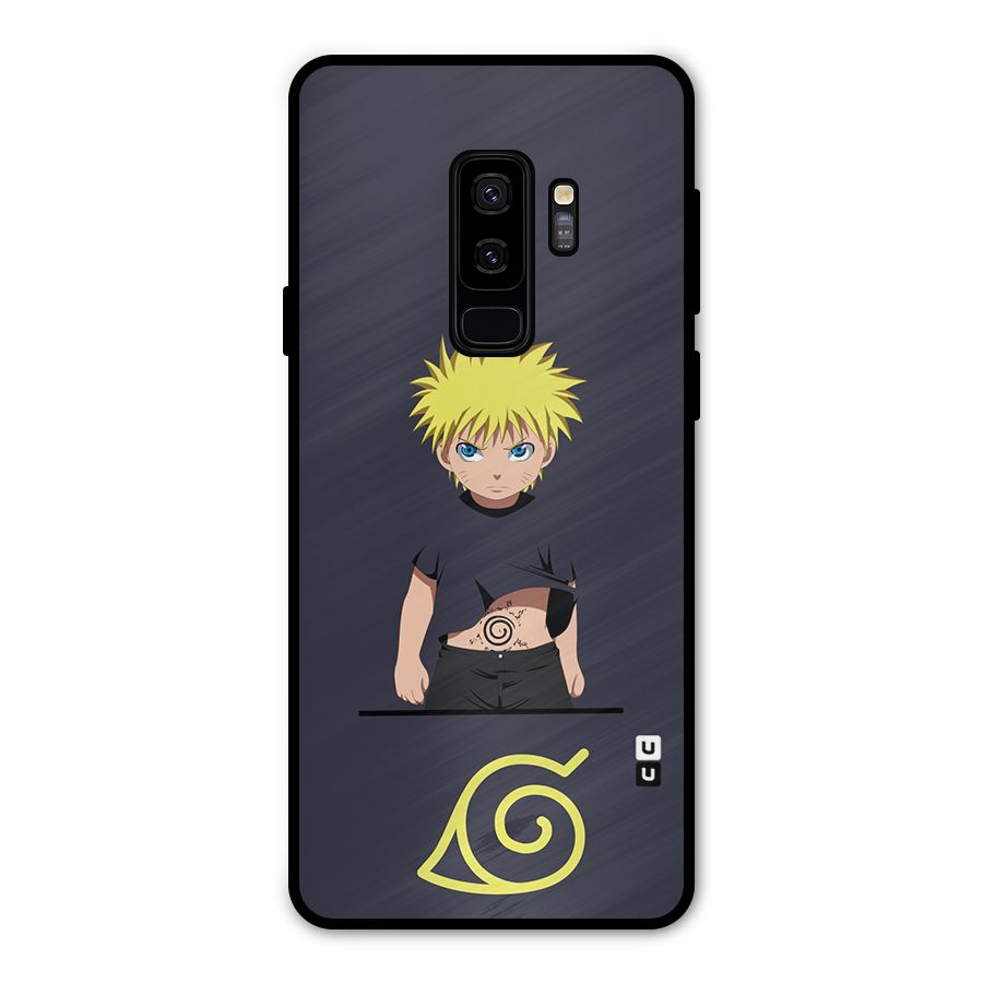 Naruto Kid Metal Back Case for Galaxy S9 Plus