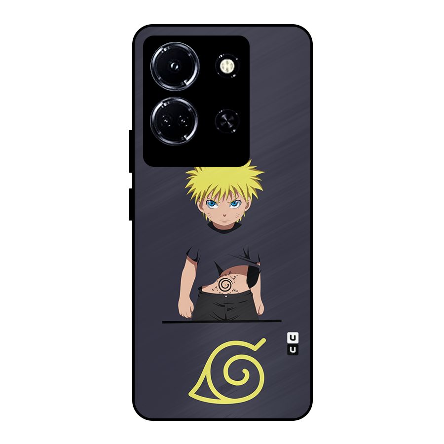 Naruto Kid Metal Back Case for Infinix Note 30 5G