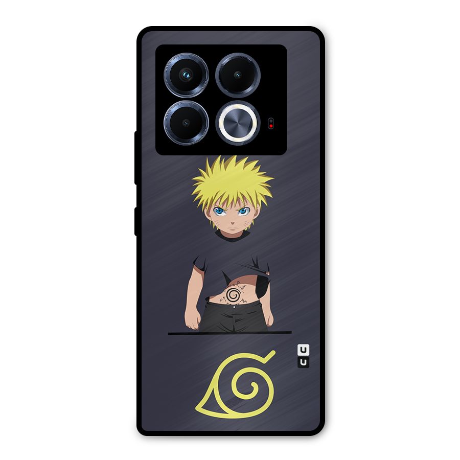 Naruto Kid Metal Back Case for Infinix Note 40 5G