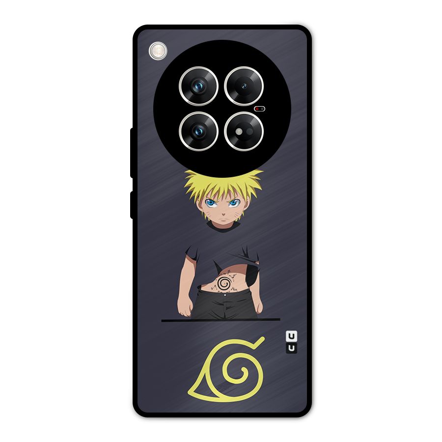 Naruto Kid Metal Back Case for Infinix Zero 40 5G