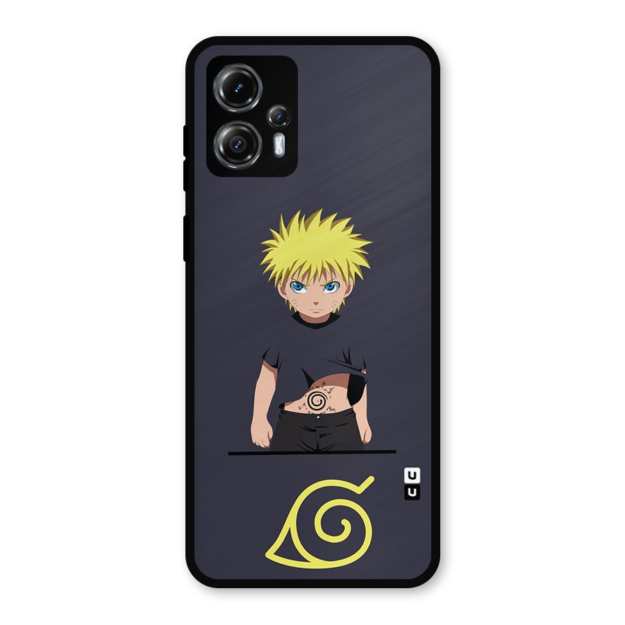 Naruto Kid Metal Back Case for Moto G13