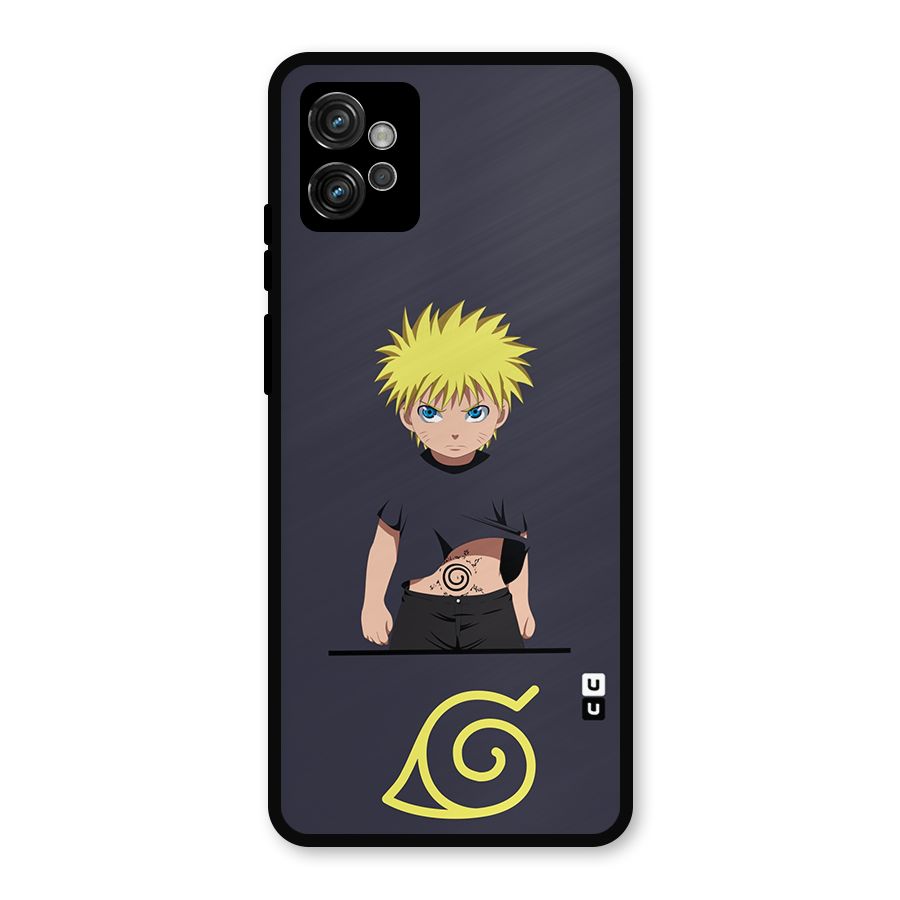 Naruto Kid Metal Back Case for Moto G32