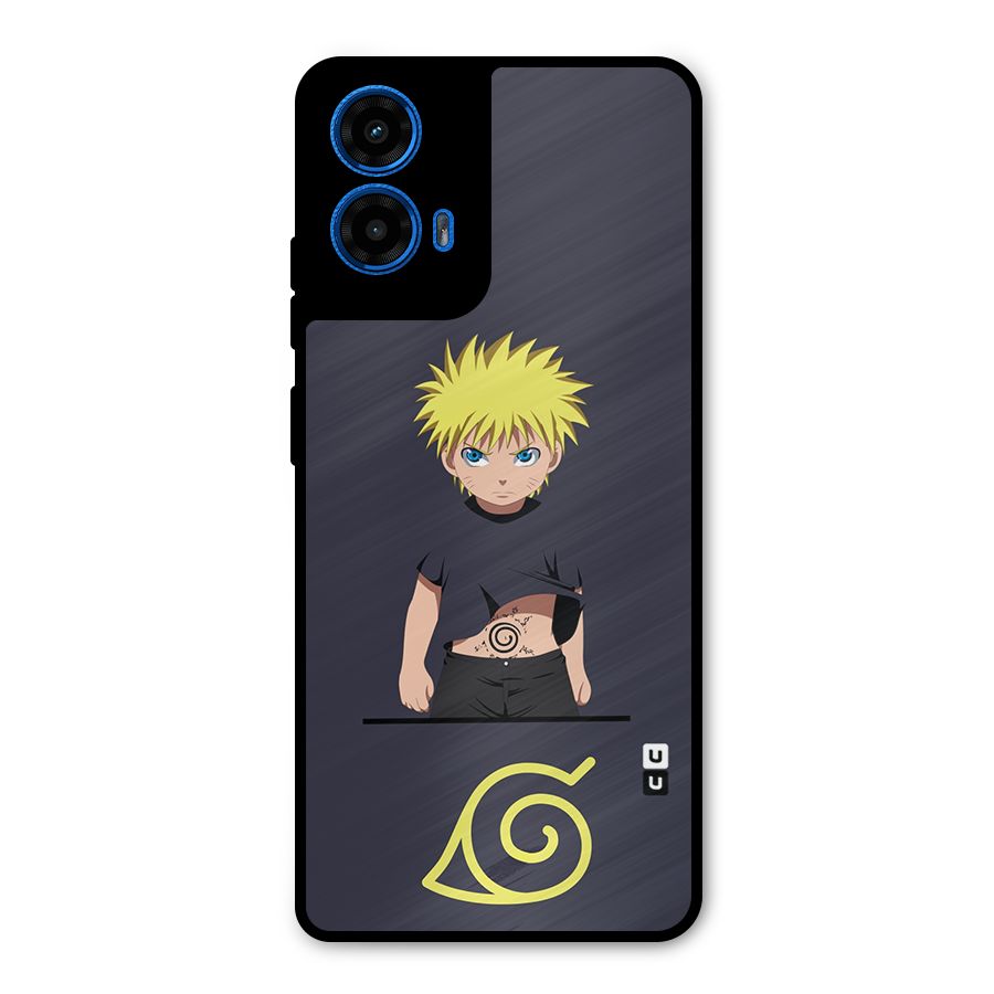 Naruto Kid Metal Back Case for Moto G45