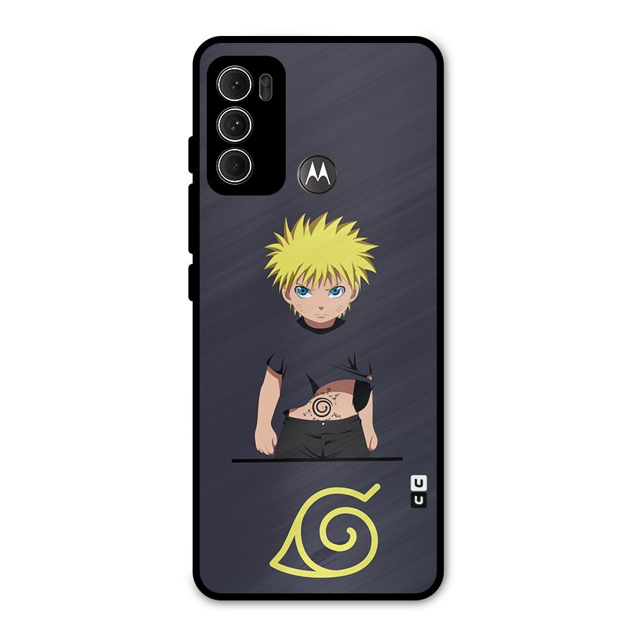 Naruto Kid Metal Back Case for Moto G60
