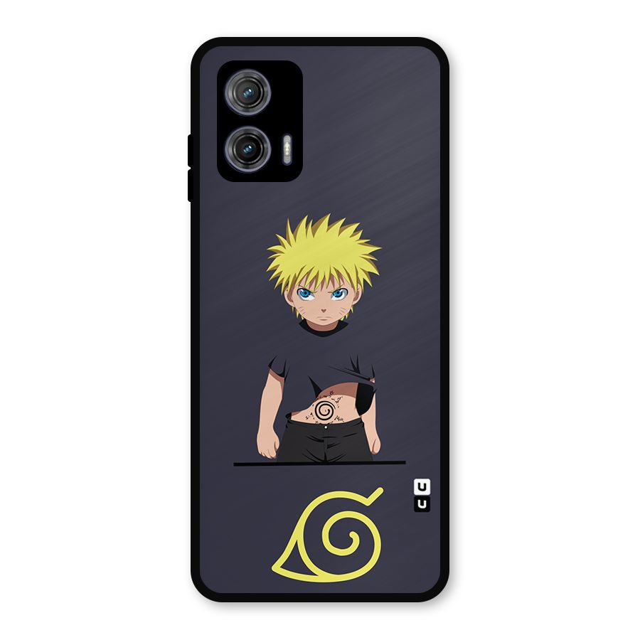 Naruto Kid Metal Back Case for Moto G73