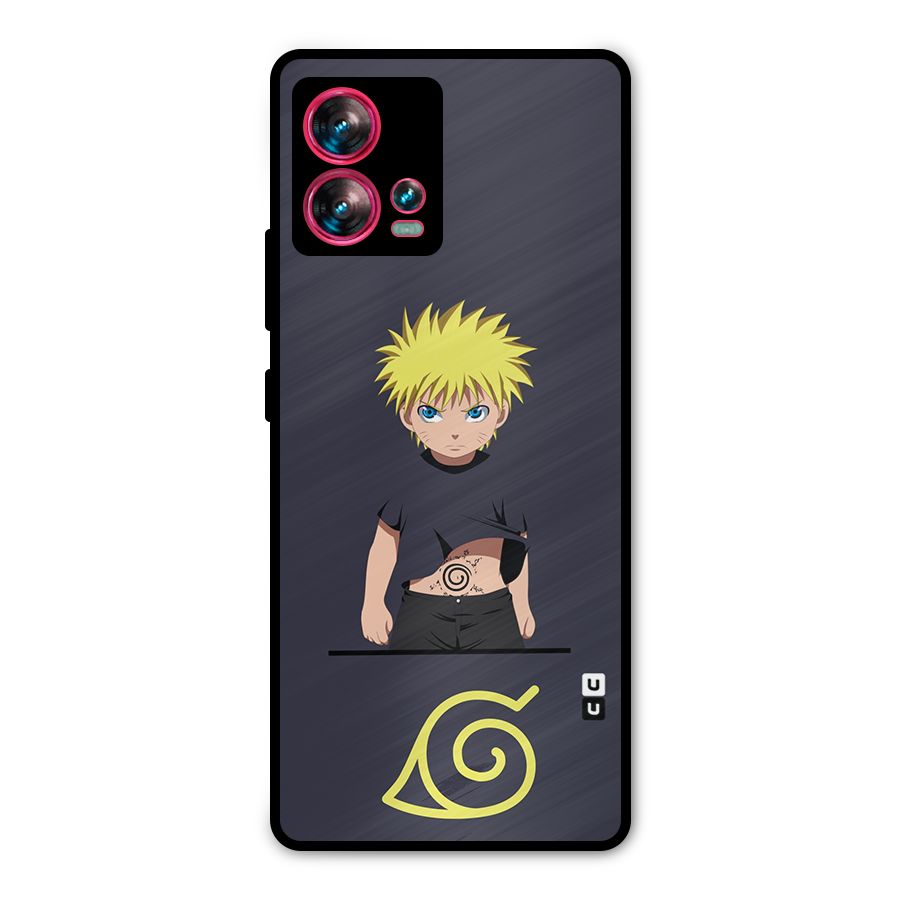 Naruto Kid Metal Back Case for Motorola Edge 30 Fusion