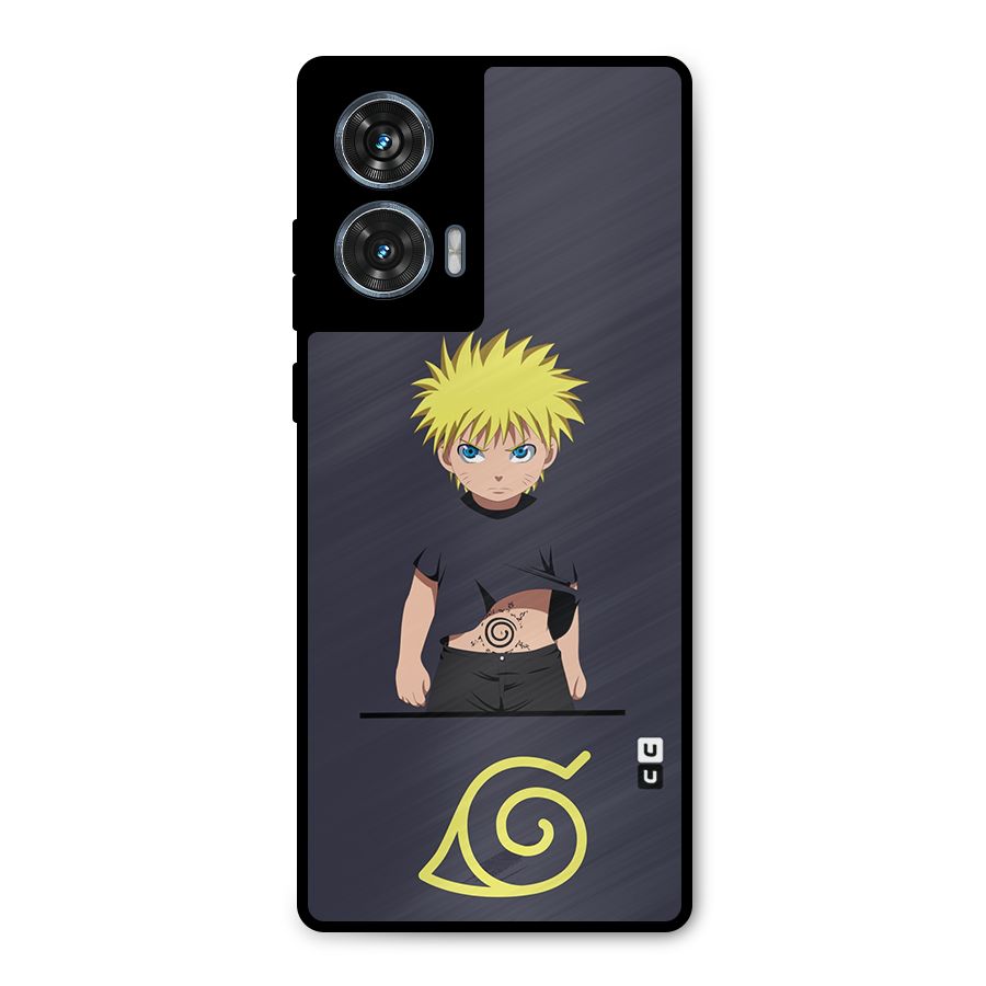 Naruto Kid Metal Back Case for Motorola Edge 50 Fusion