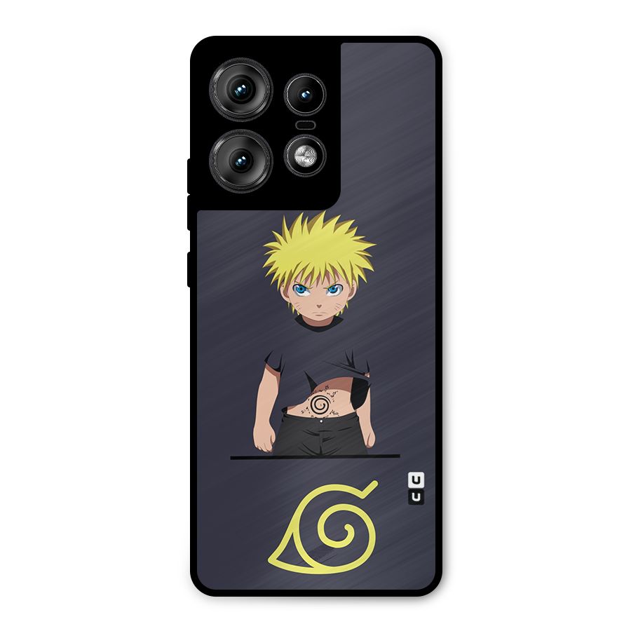 Naruto Kid Metal Back Case for Motorola Edge 50 Pro