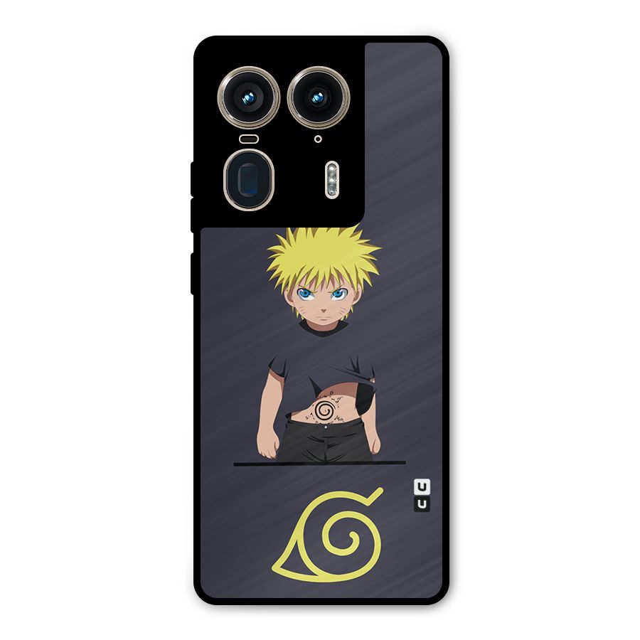 Naruto Kid Metal Back Case for Motorola Edge 50 Ultra
