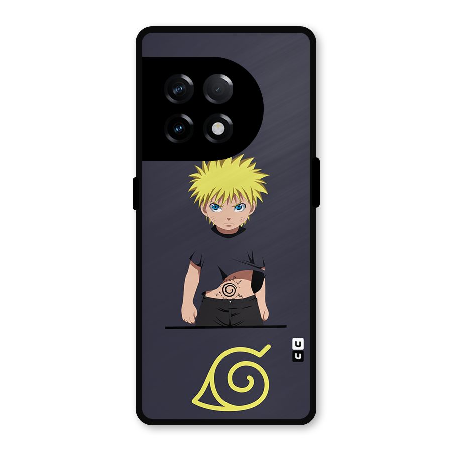 Naruto Kid Metal Back Case for OnePlus 11R