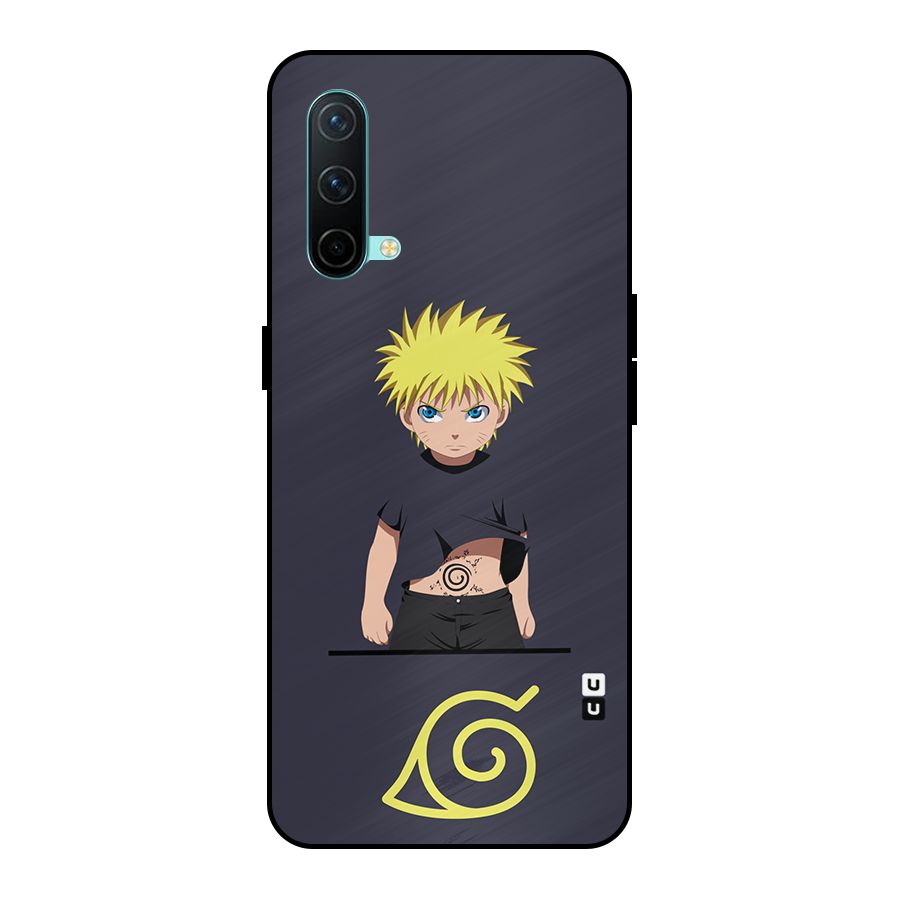 Naruto Kid Metal Back Case for OnePlus Nord CE 5G