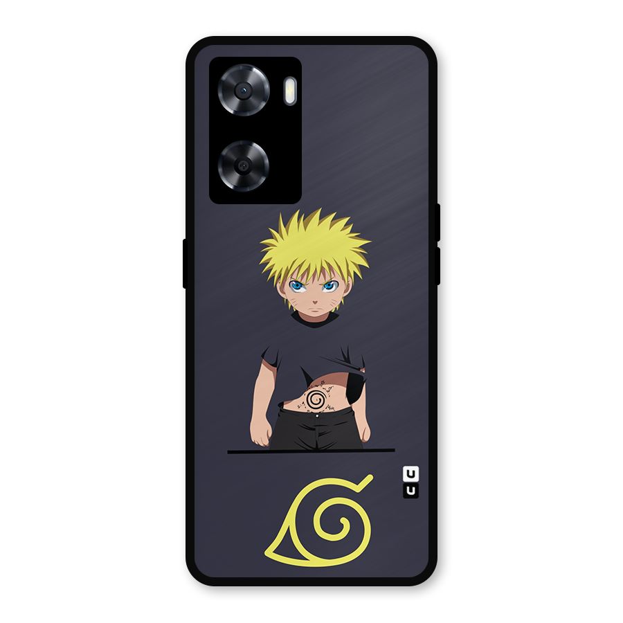 Naruto Kid Metal Back Case for Oppo A57 2022
