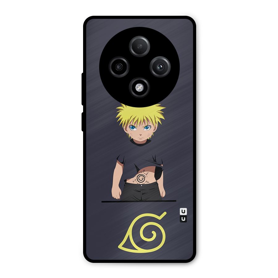 Naruto Kid Metal Back Case for Oppo F27 Pro Plus