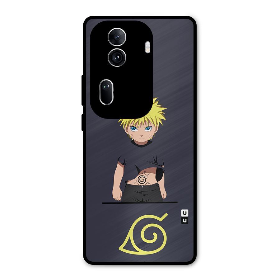 Naruto Kid Metal Back Case for Oppo Reno11 Pro 5G