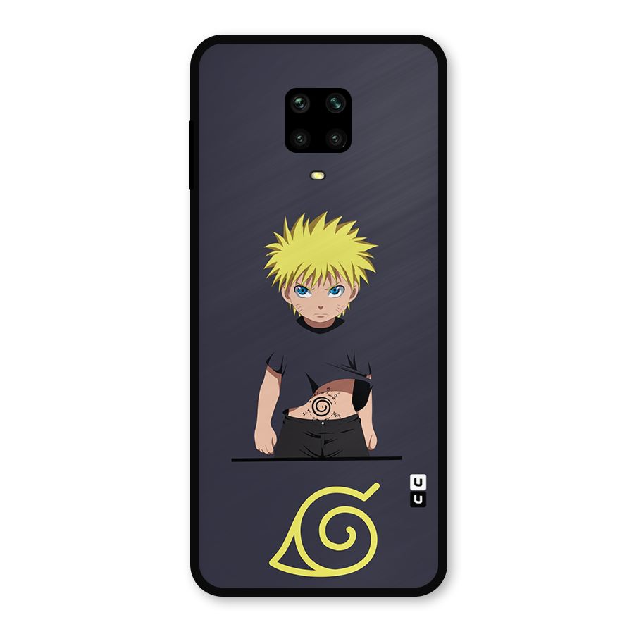 Naruto Kid Metal Back Case for Poco M2 Pro