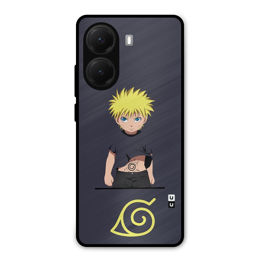 Naruto Kid Metal Back Case for Poco X7 Pro