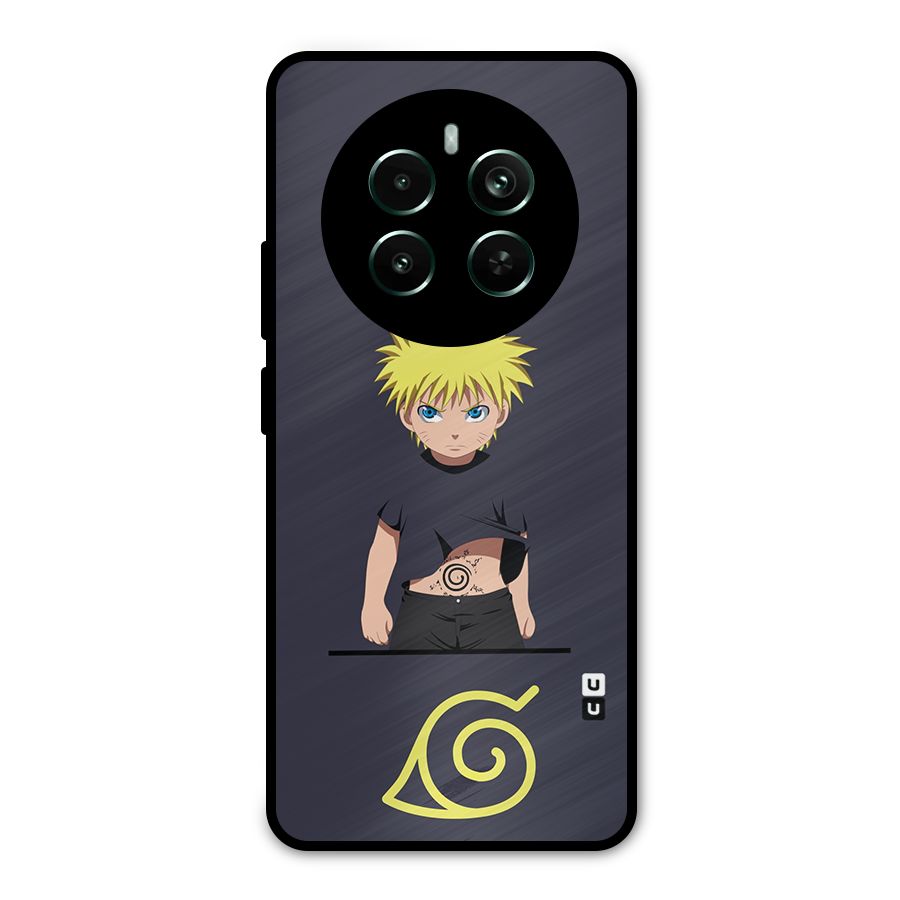 Naruto Kid Metal Back Case for Realme 12 Pro Plus