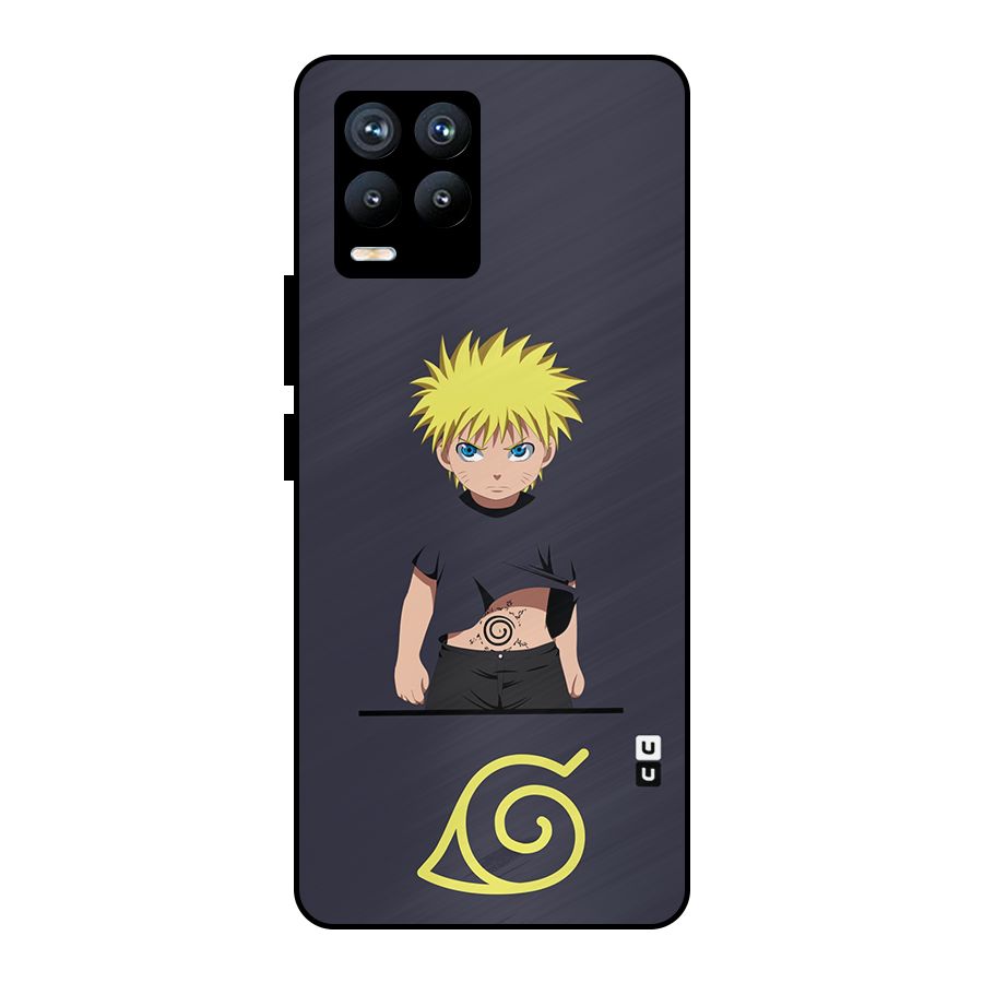 Naruto Kid Metal Back Case for Realme 8 Pro