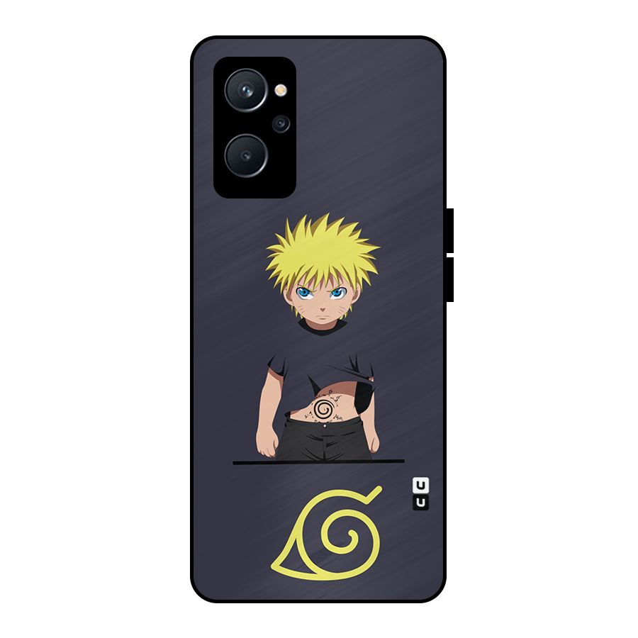 Naruto Kid Metal Back Case for Realme 9i 5G