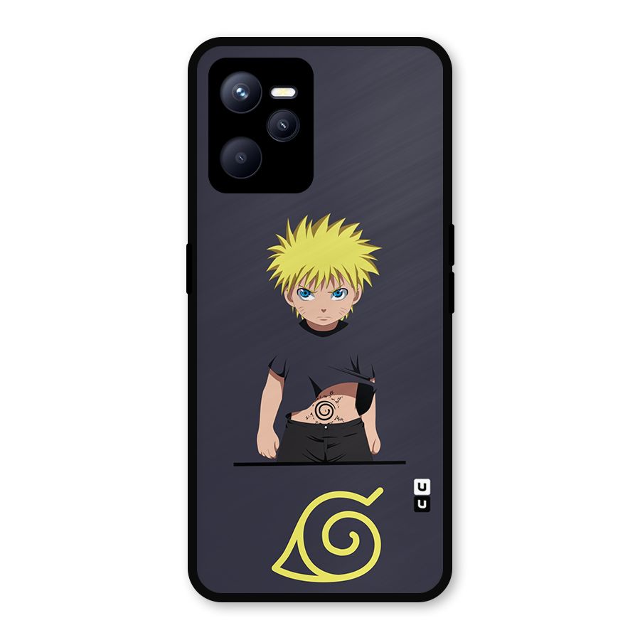 Naruto Kid Metal Back Case for Realme C35