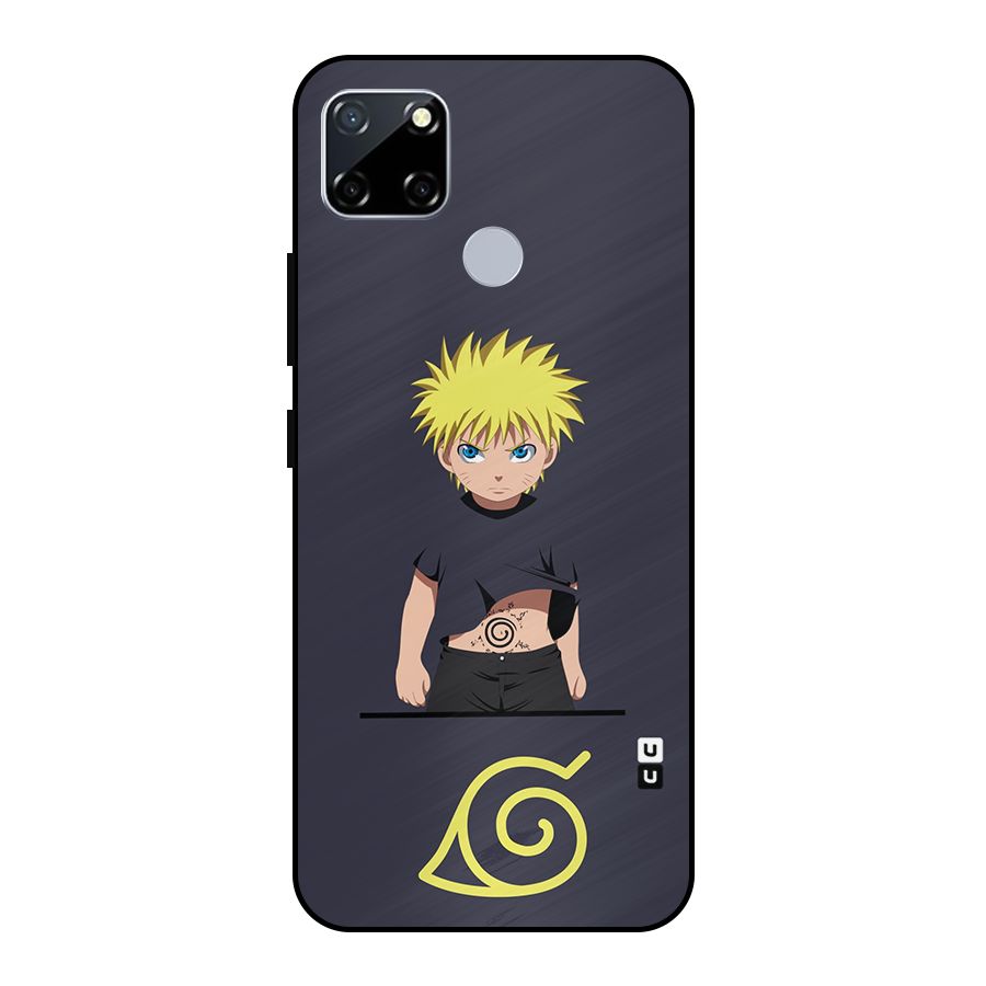 Naruto Kid Metal Back Case for Realme Narzo 30A