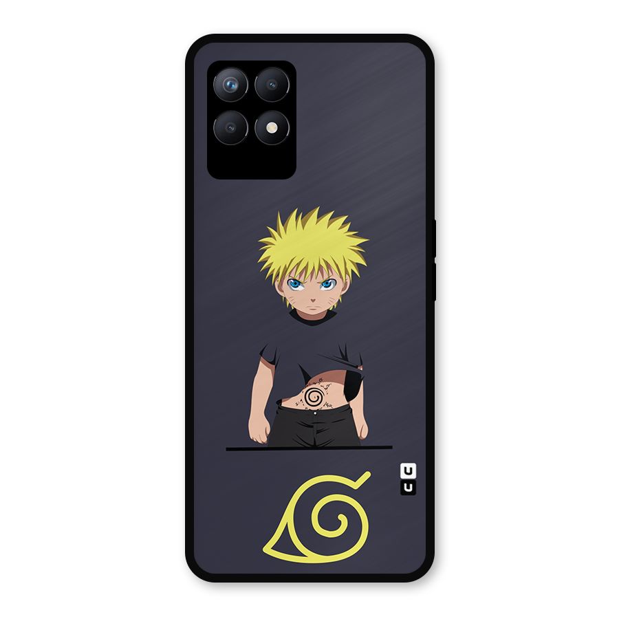 Naruto Kid Metal Back Case for Realme Narzo 50