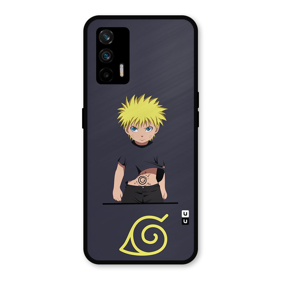 Naruto Kid Metal Back Case for Realme X7 Max
