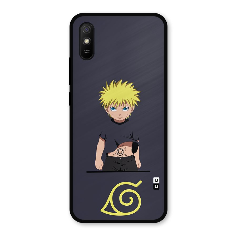 Naruto Kid Metal Back Case for Redmi 9i