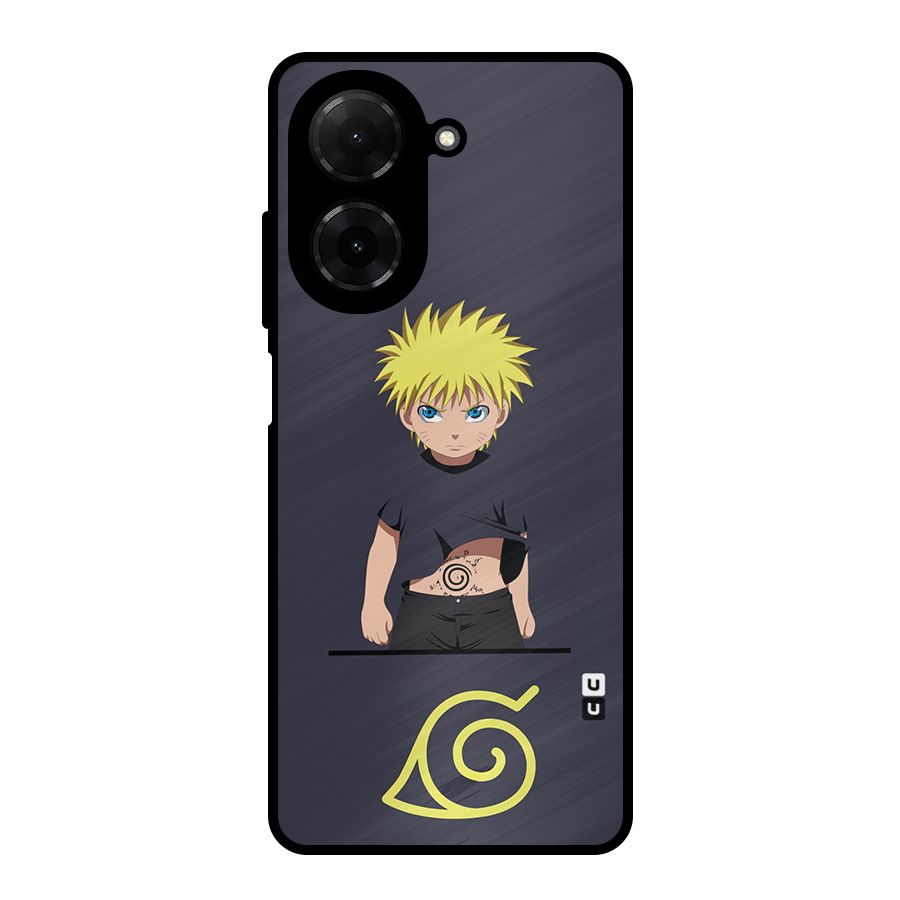 Naruto Kid Metal Back Case for Redmi A5 4G
