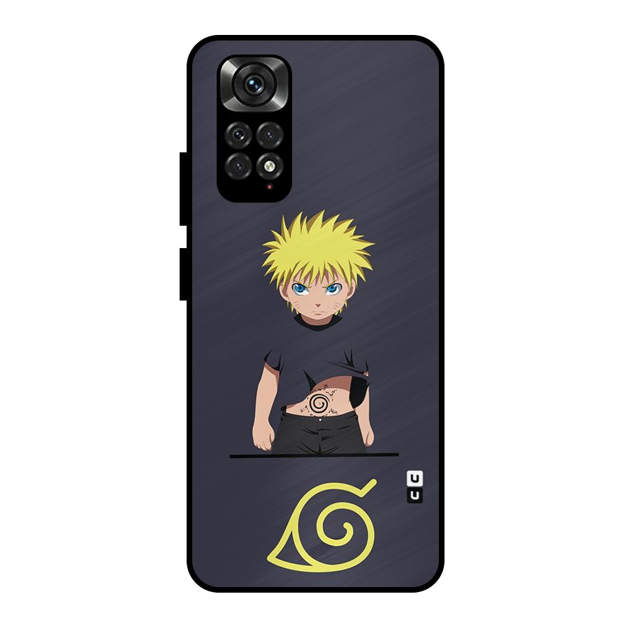 Naruto Kid Metal Back Case for Redmi Note 11 Pro