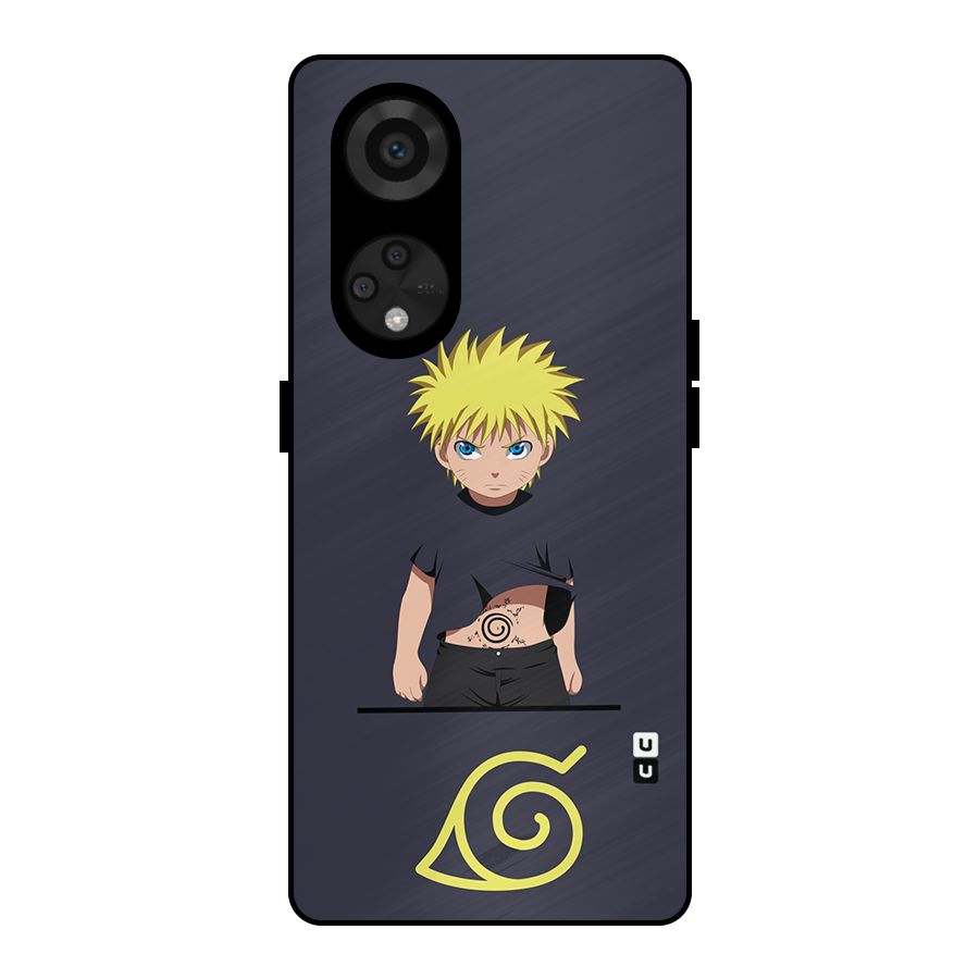 Naruto Kid Metal Back Case for Reno8 T 5G