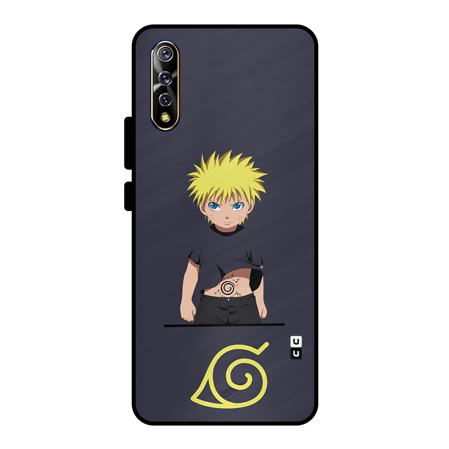 Naruto Kid Metal Back Case for Vivo S1