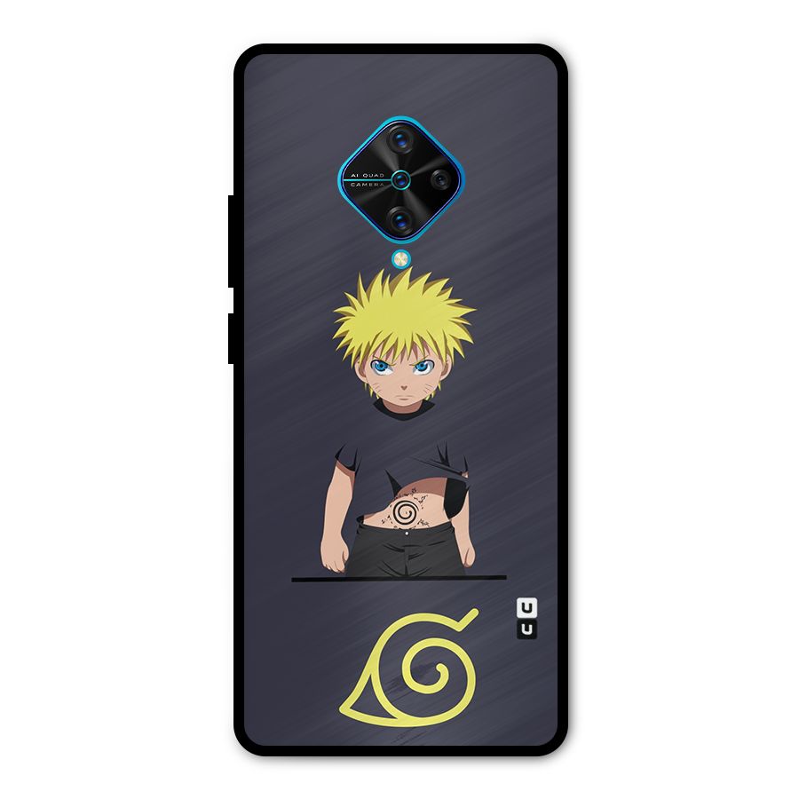 Naruto Kid Metal Back Case for Vivo S1 Pro