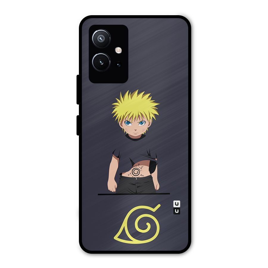 Naruto Kid Metal Back Case for Vivo T1 5G