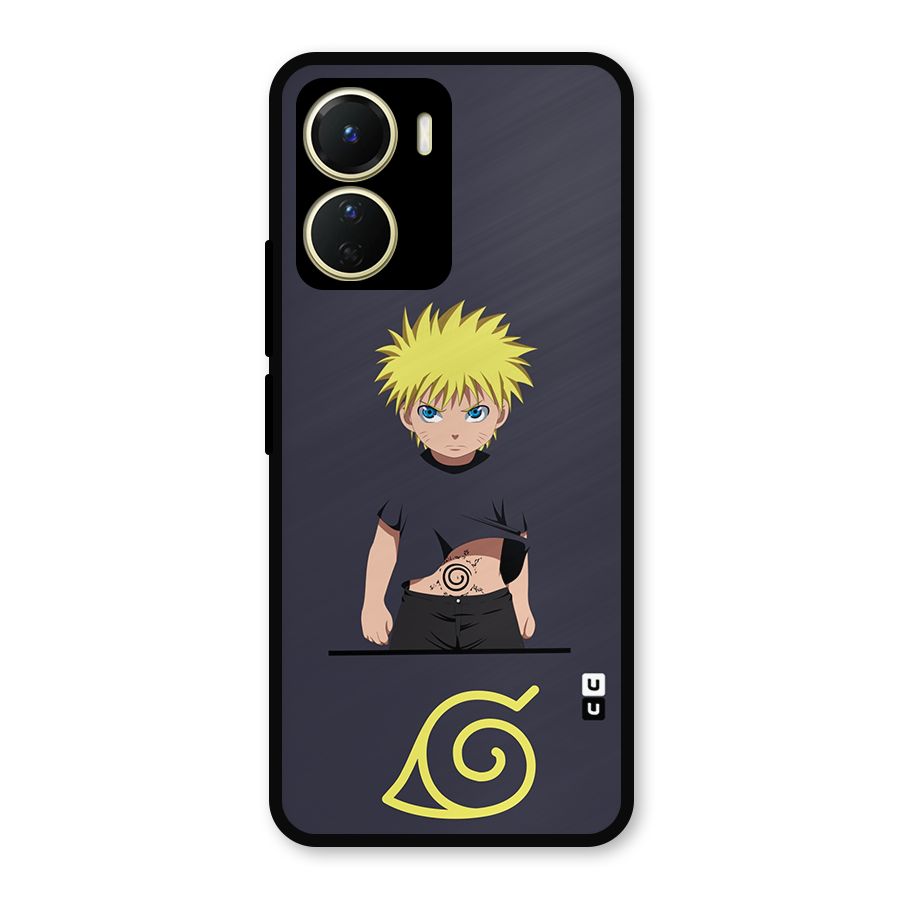 Naruto Kid Metal Back Case for Vivo T2x