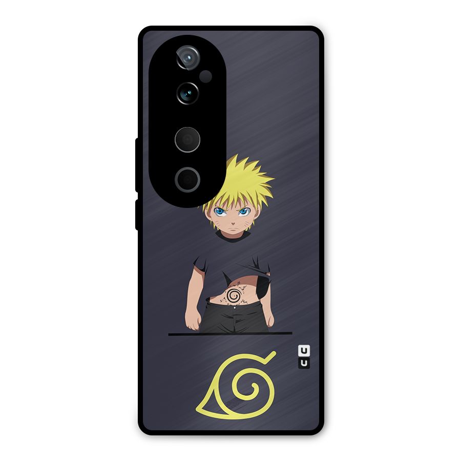 Naruto Kid Metal Back Case for Vivo T3 Ultra