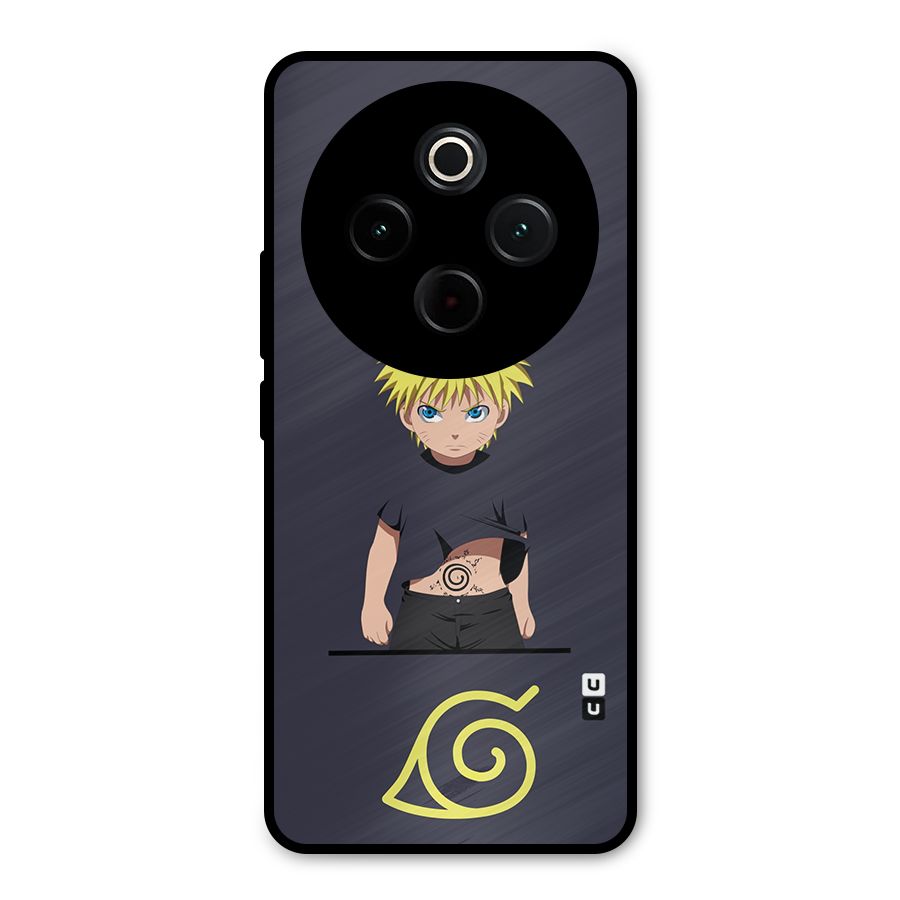 Naruto Kid Metal Back Case for Vivo T4