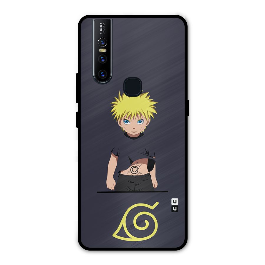 Naruto Kid Metal Back Case for Vivo V15
