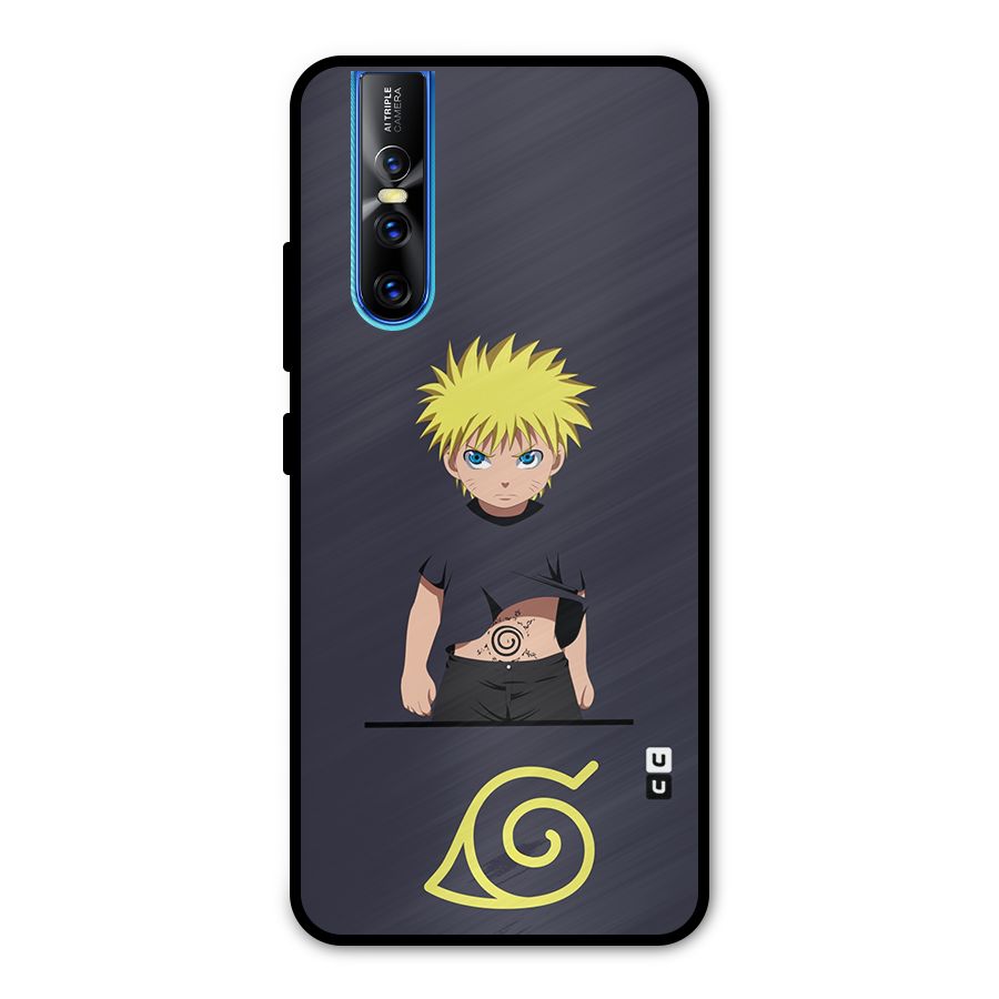 Naruto Kid Metal Back Case for Vivo V15 Pro