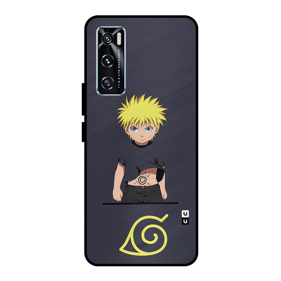Naruto Kid Metal Back Case for Vivo V20 SE