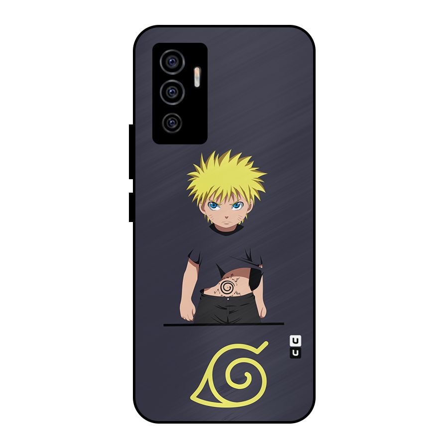 Naruto Kid Metal Back Case for Vivo V23e