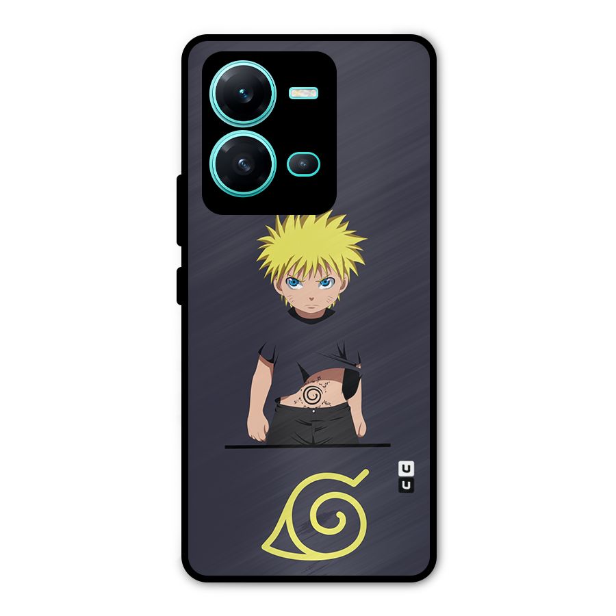 Naruto Kid Metal Back Case for Vivo V25