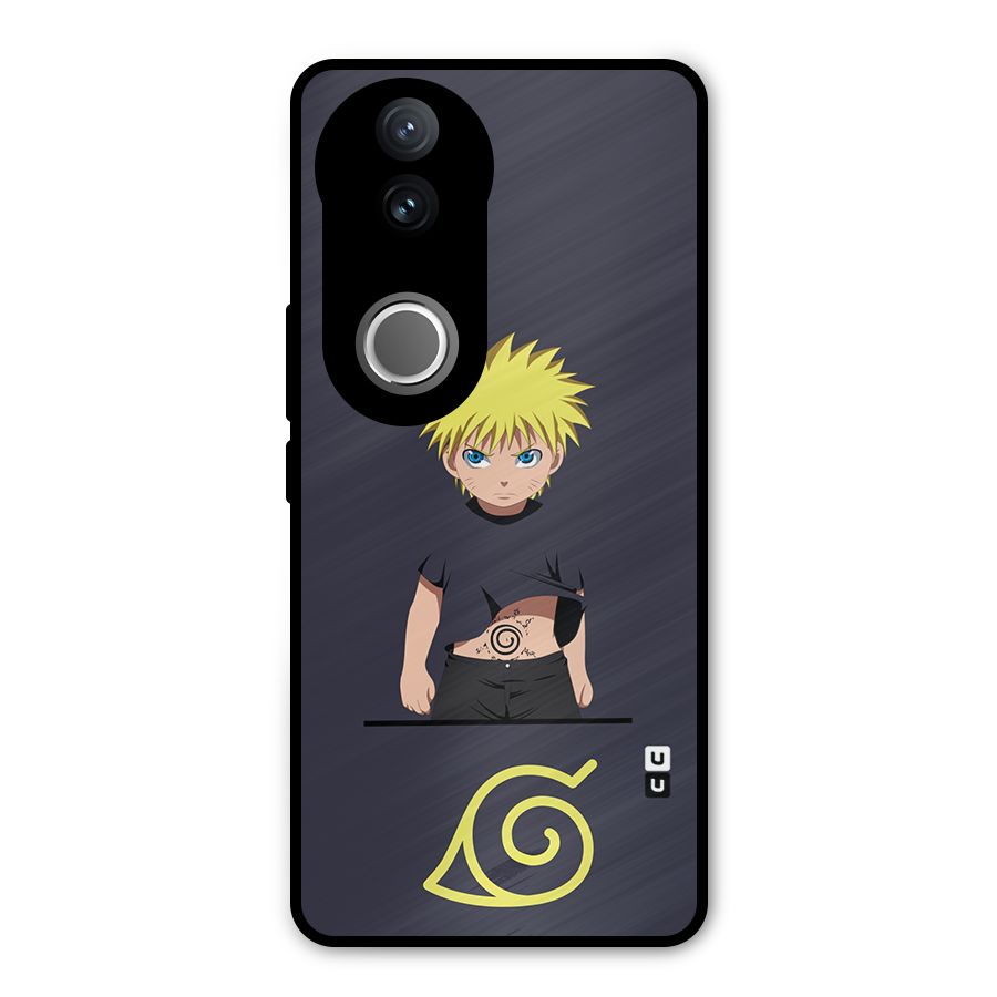 Naruto Kid Metal Back Case for Vivo V50e