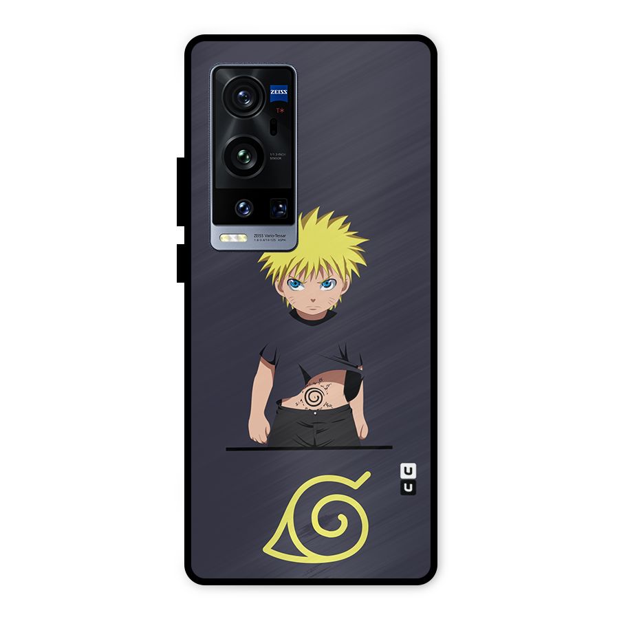 Naruto Kid Metal Back Case for Vivo X60 Pro Plus