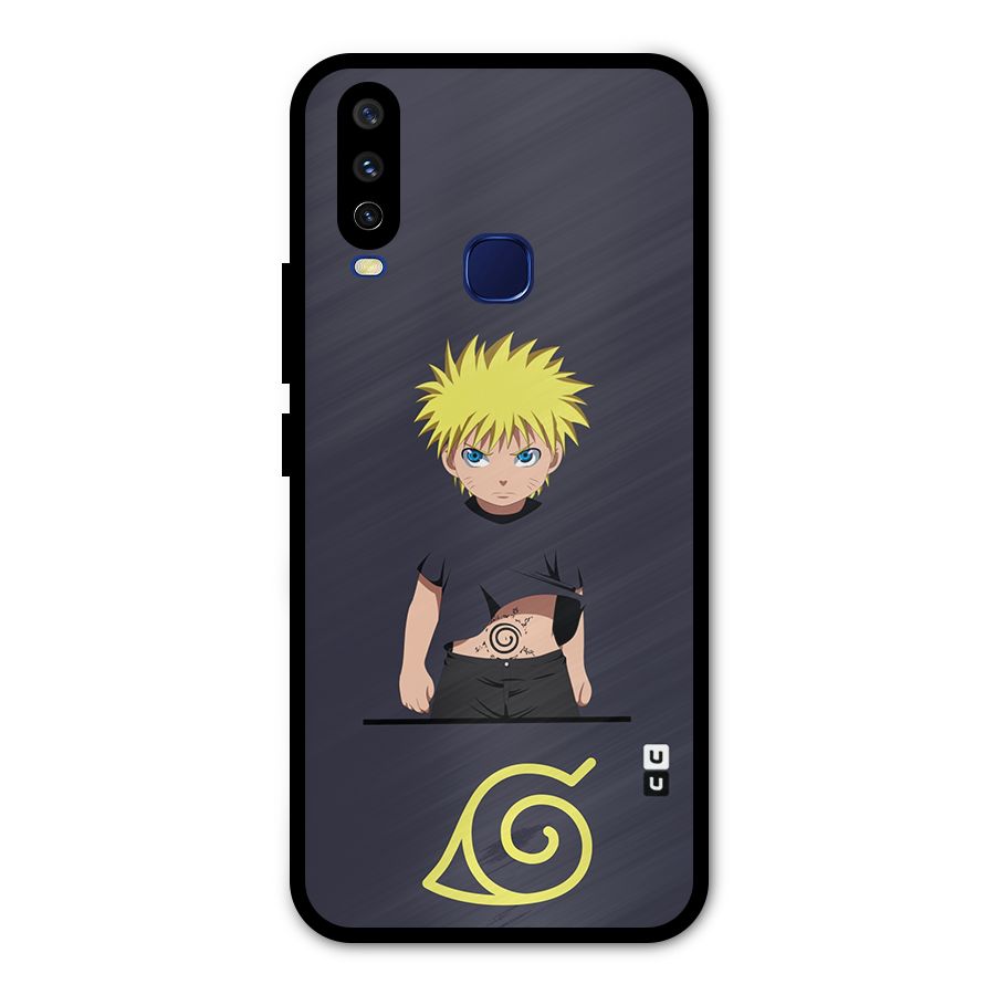 Naruto Kid Metal Back Case for Vivo Y15