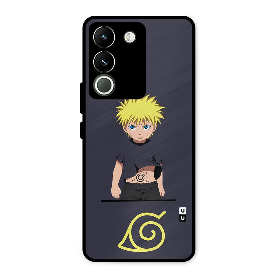 Naruto Kid Metal Back Case for Vivo Y200