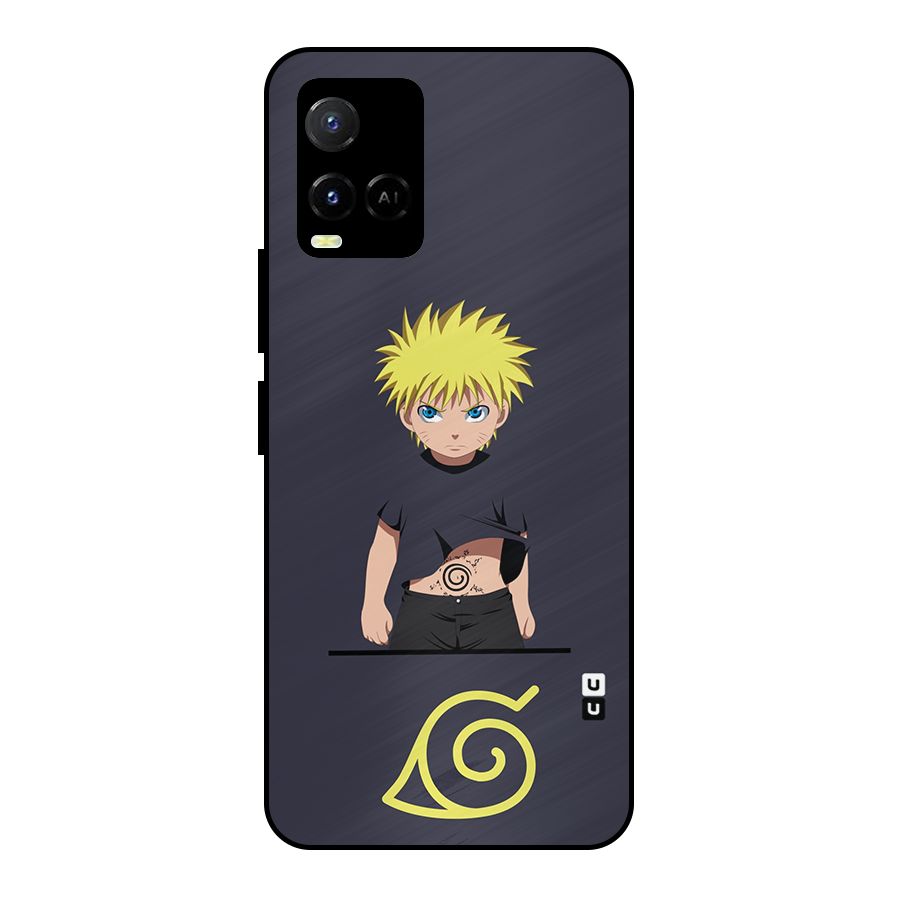 Naruto Kid Metal Back Case for Vivo Y21T