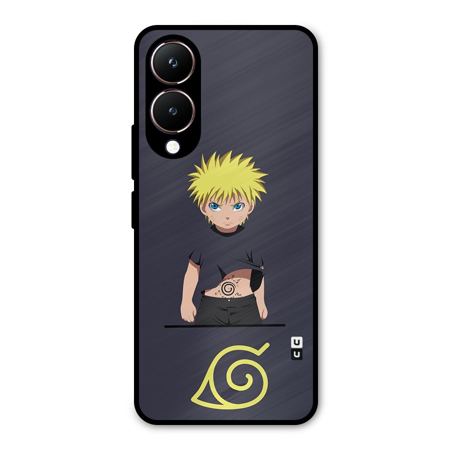 Naruto Kid Metal Back Case for Vivo Y28