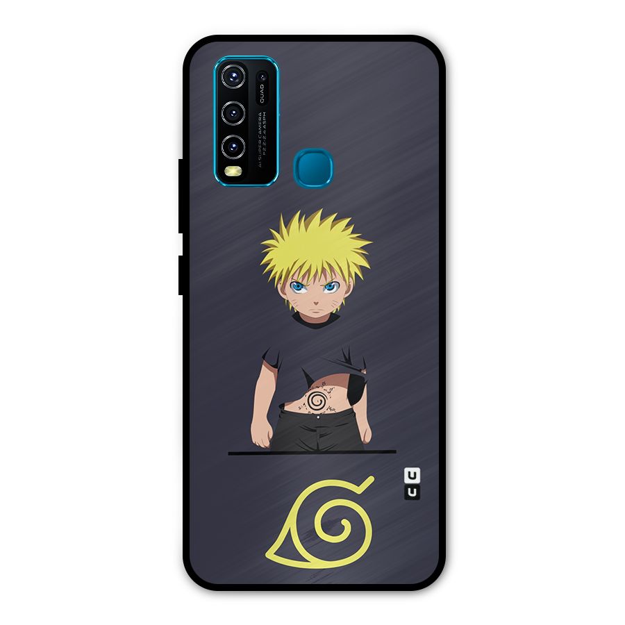 Naruto Kid Metal Back Case for Vivo Y50