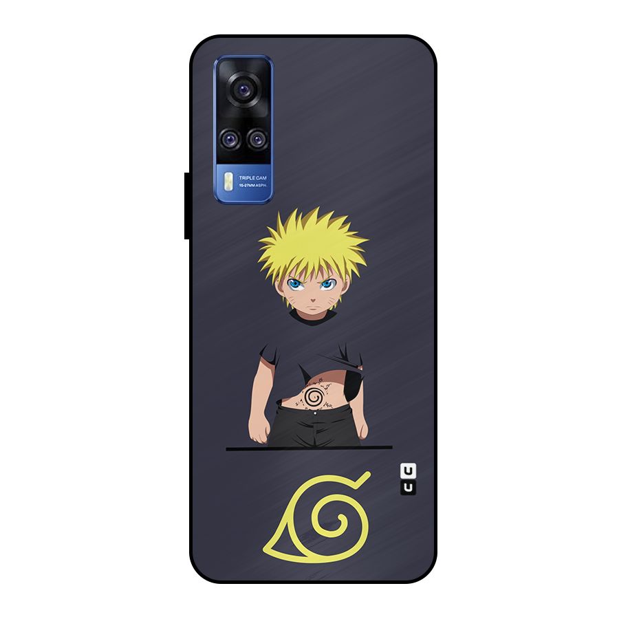 Naruto Kid Metal Back Case for Vivo Y51